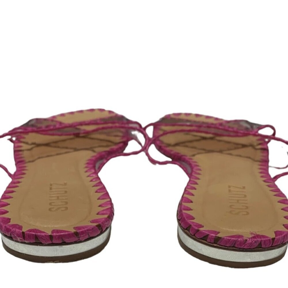 Schutz Pink Aya Sandals Size 11 - Picture 6 of 8